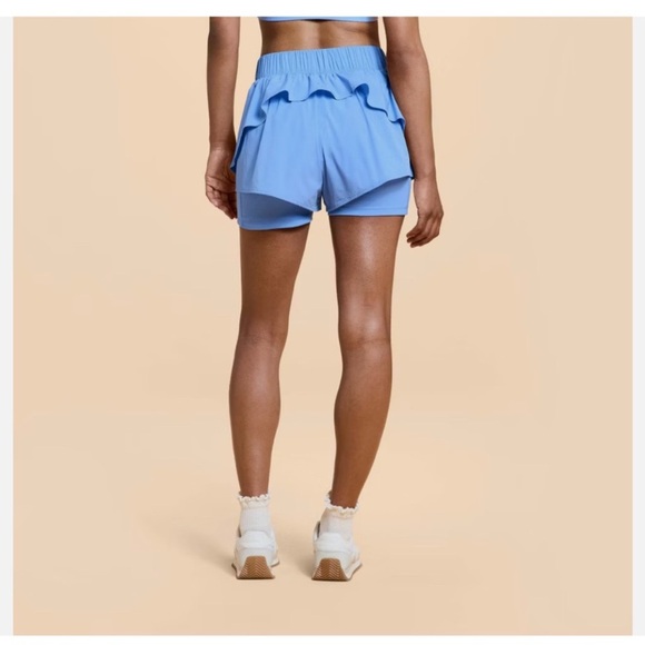 🩰Blogilates Ruffle Short (Cool Blue) - Picture 4 of 6